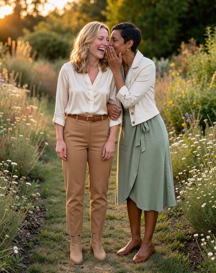 The whisper couple pose example
